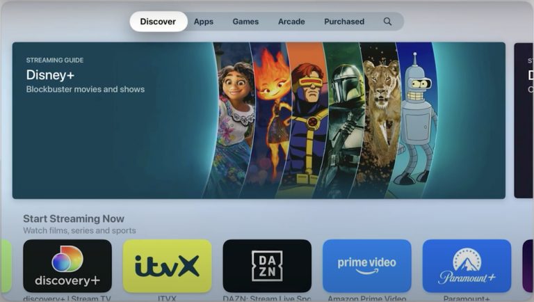 Amazon Prime Videos on Apple TV