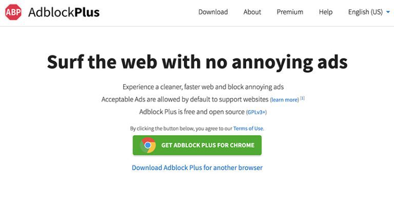 Bloquear anuncios de Crunchyroll: Adblock Plus