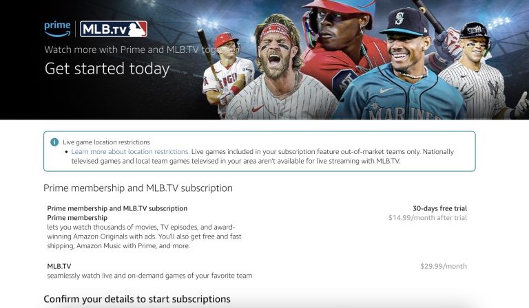 MLB auf Prime ansehen