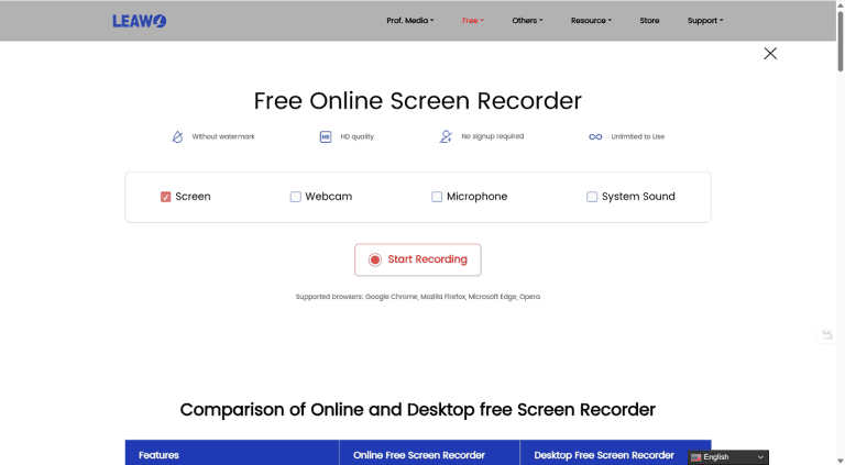leawo-free-screen-recorder
