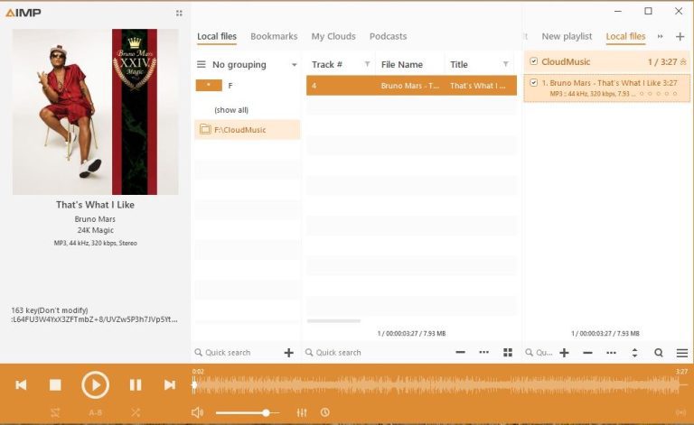 audio files player