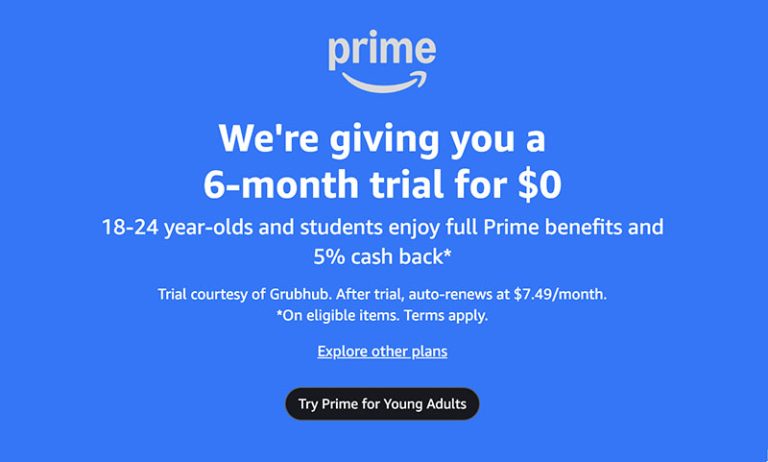 get prime video free trial