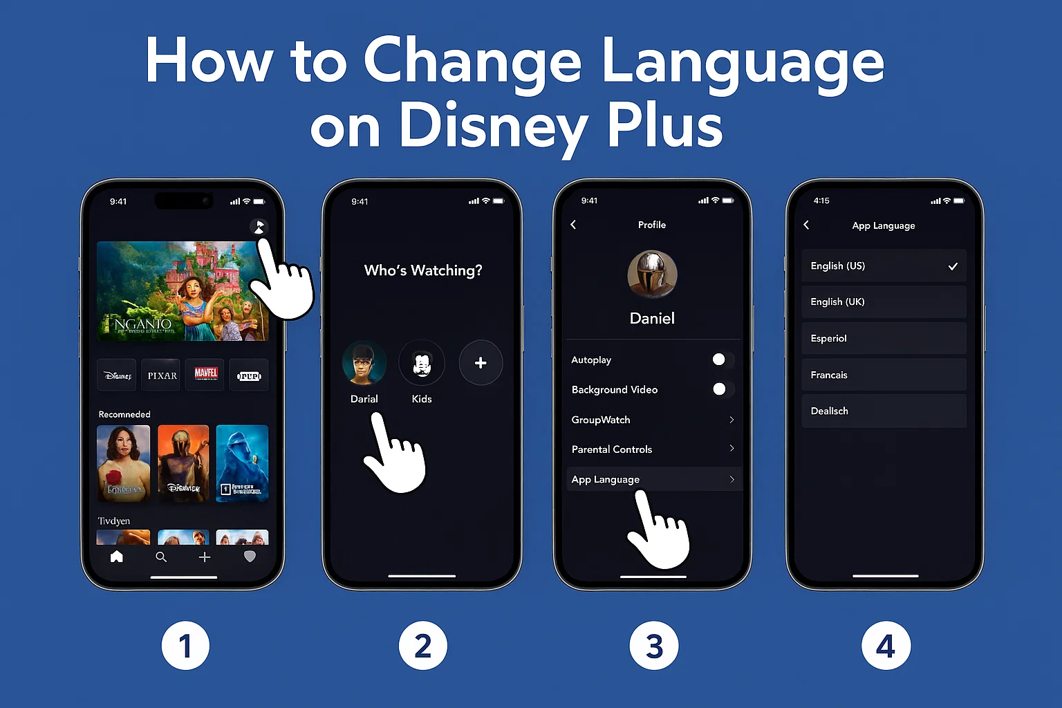 How to Change Language on Disney Plus