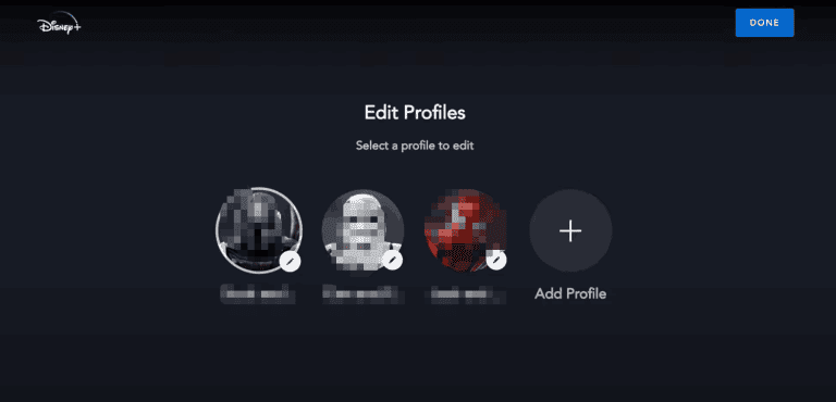 Wählen Sie ein Profil zum Bearbeiten aus
