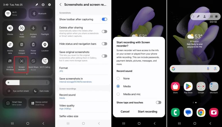 record facebook live on android