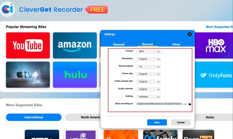 record-tab
