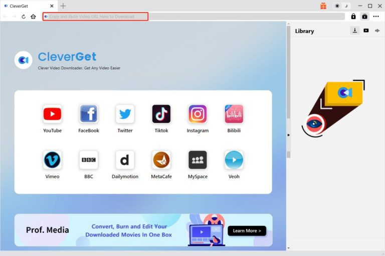 search for Netflix video in cleverget