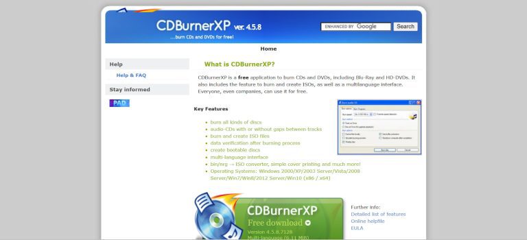 cdburner xp