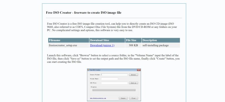 free iso creator