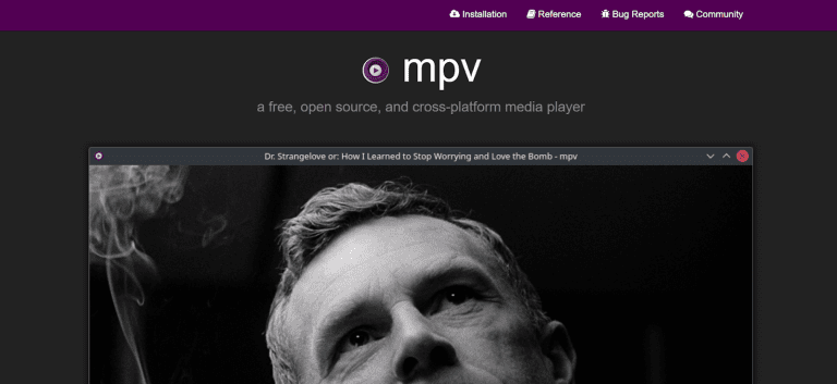 إعدادات مصنع اللاعبين المفتوح مشغل mpv بديل