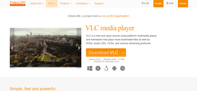 إعدادات مصنع اللاعبين المفتوح برنامج PlayerFab-Alternative-VLC