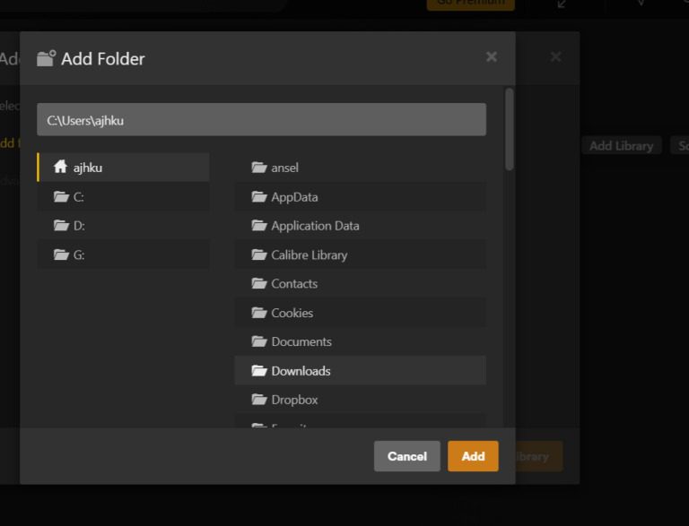add library