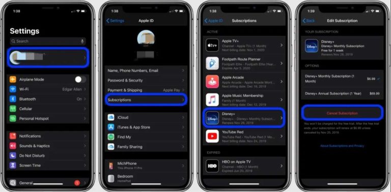 cancel-disney-plus-apple-id