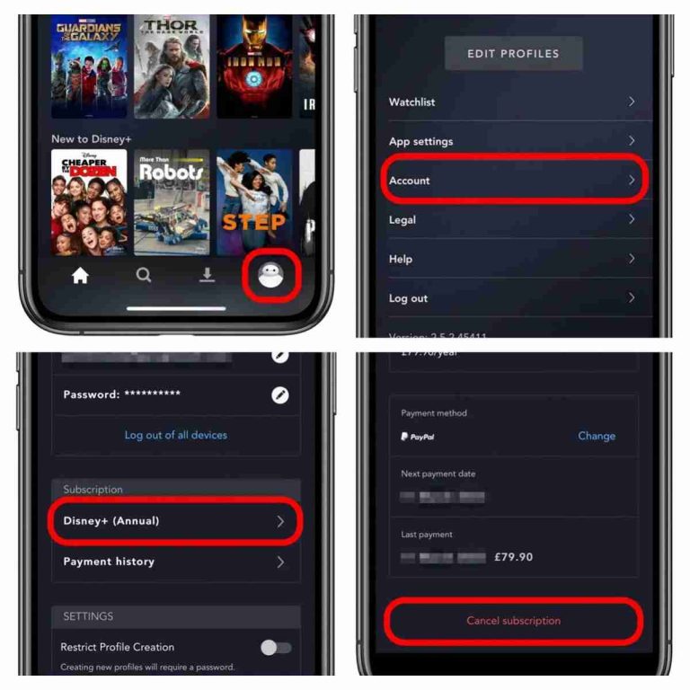cancel-disney-plus-on-phone-app