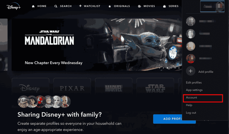 enter-disney-plus-account-center