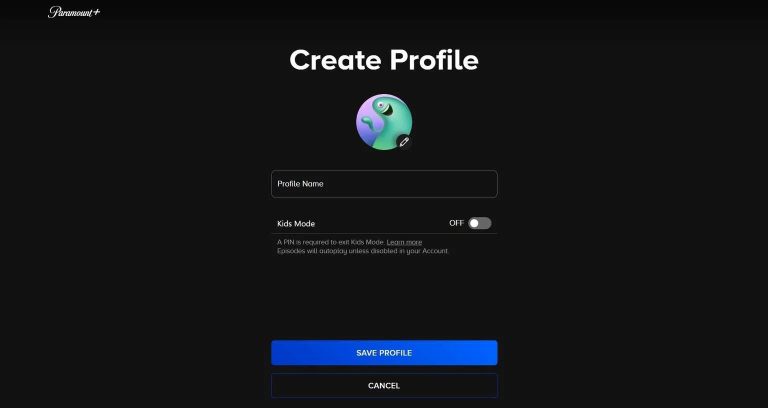 paramount-plus-create-profile