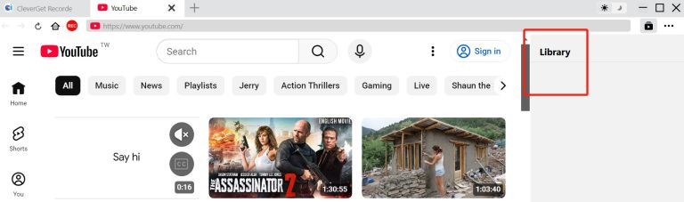 Library-steps-of-cleverget-recorder Library-steps-of-cleverget-recorder