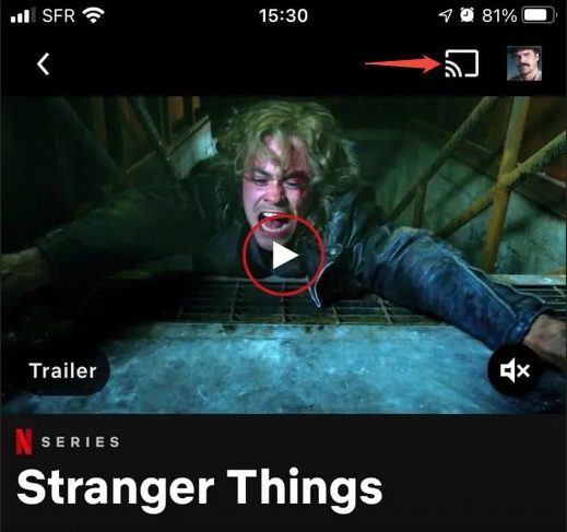 cast Netflix from phone to TV