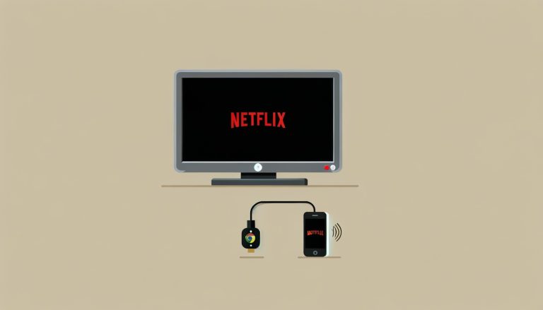 cast Netflix to TV with cable
