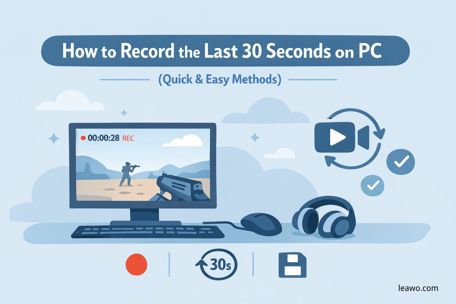 How to Record the Last 30 Seconds on PC (Quick