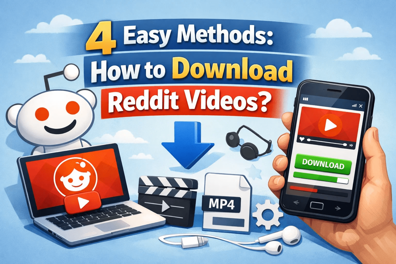4 Easy Methods: How to Download Reddit Videos?