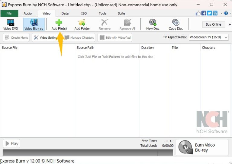click add files