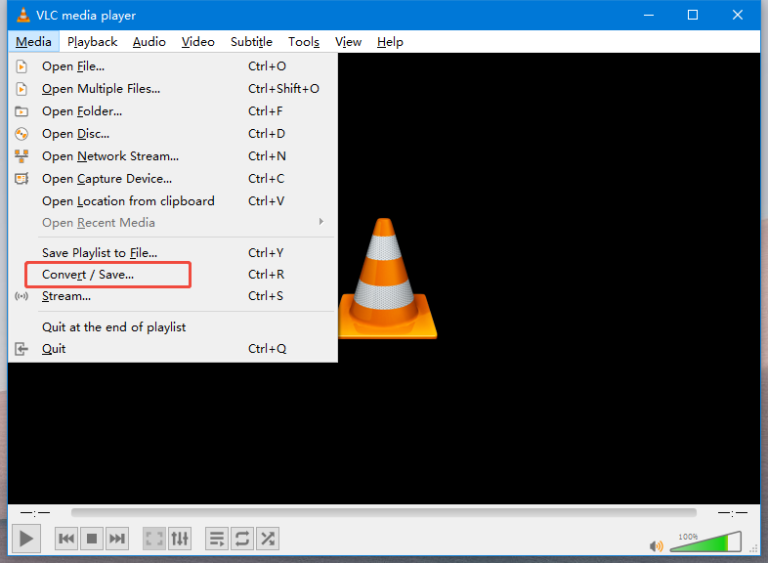 convert video in vlc