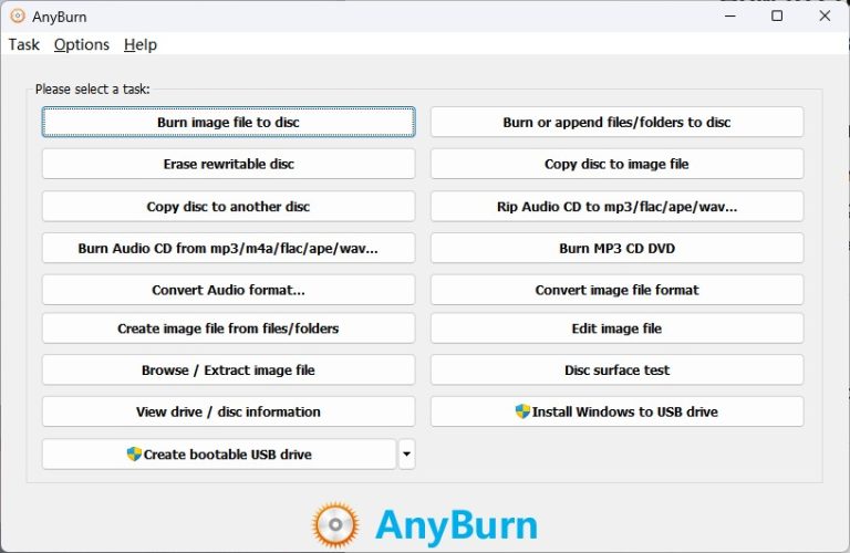 burn image file to disc in anyburn
