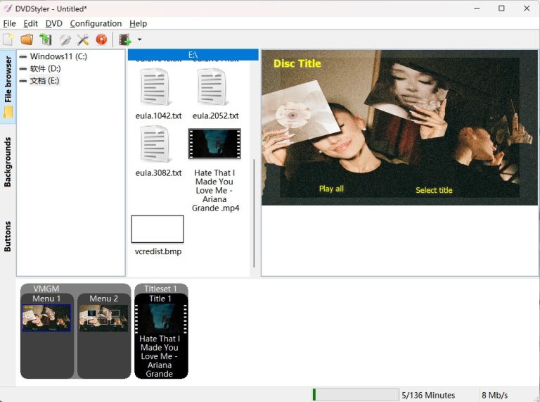 locate mkv files in dvdstyler