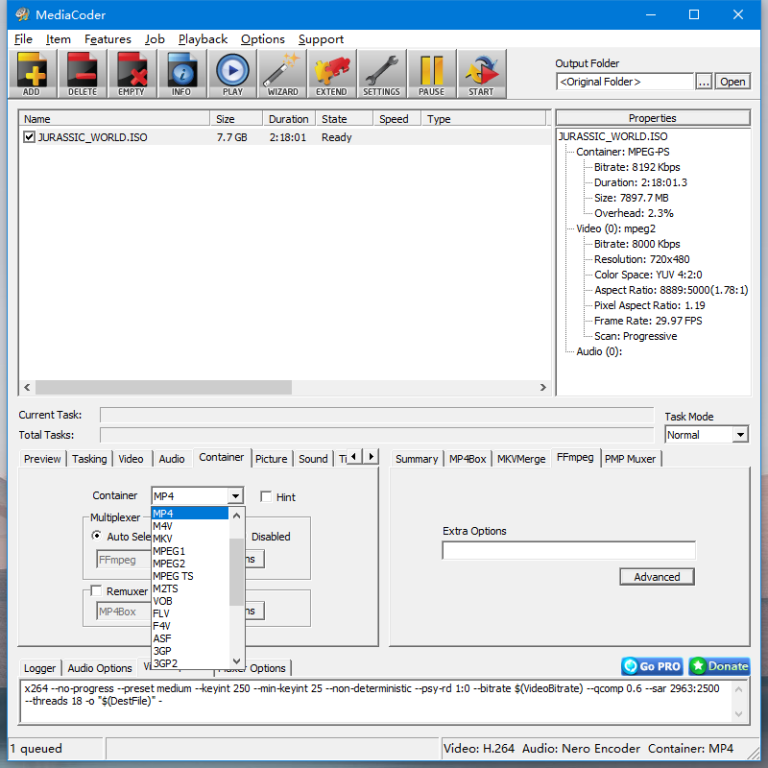 mediacoder-container-interface