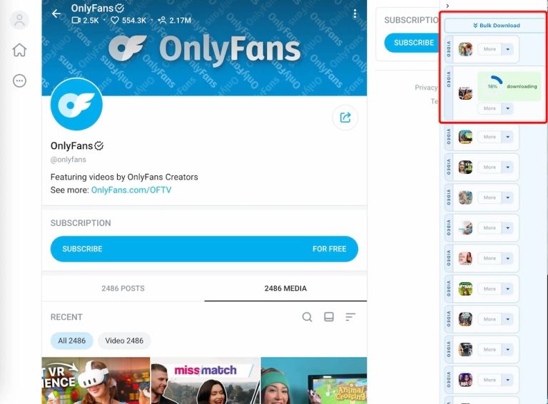 Download OnlyFans videos with Streamfork 